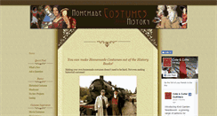 Desktop Screenshot of homemade-costumes-from-history.com